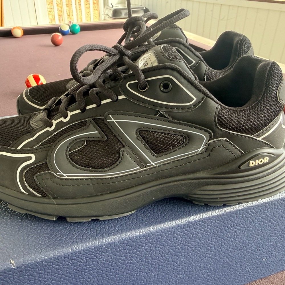 Dior B30 Men's Black Sneakers - Picture 6 of 11